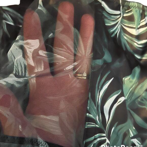 Victoria’s Secret Very Sexy Leaf Tropical Glitter Strap Corset Crop Top NWT 32C - Picture 5 of 7